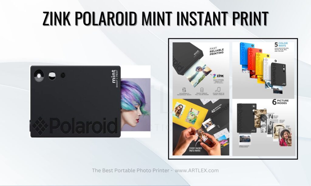 Zink Polaroid Mint Instant Print