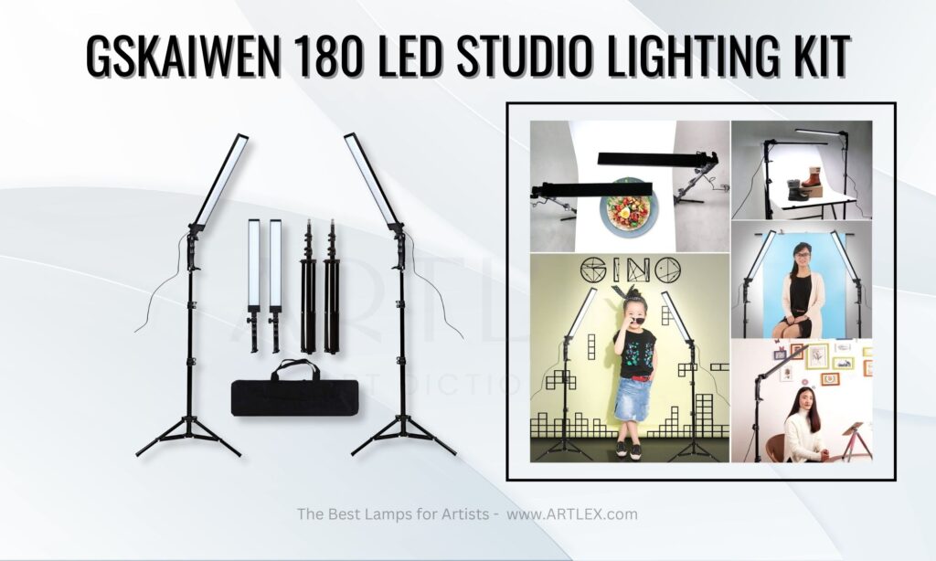 GSKAIWEN 180 LED Studio Lighting Kit