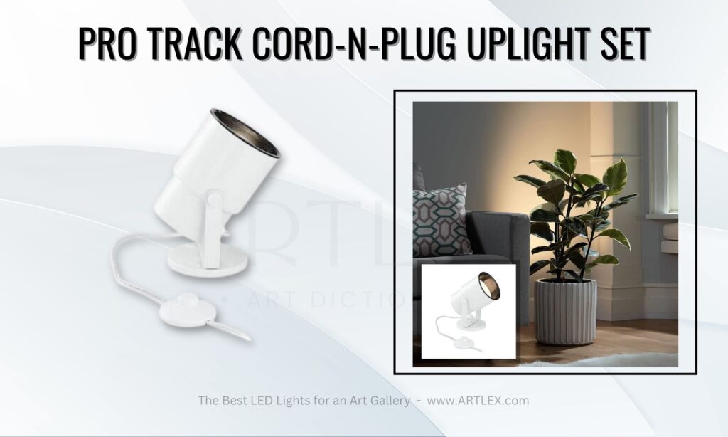 ​​Pro Track Cord-n-Plug Uplight Set