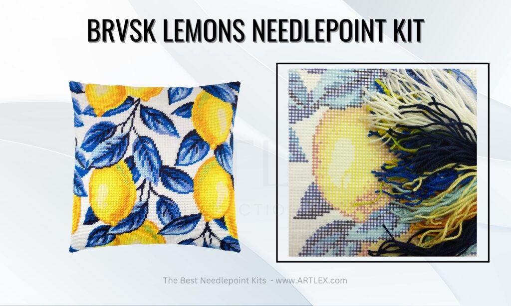 Brvsk Lemons Needlepoint Kit