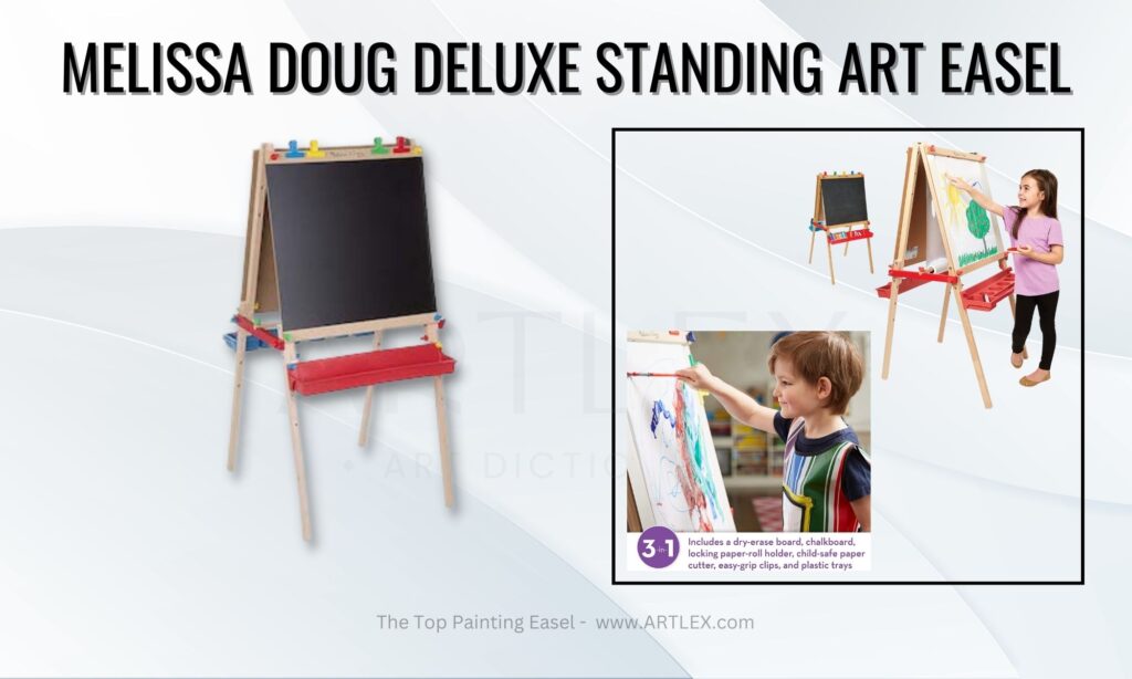 Melissa Doug Deluxe Standing Art Easel