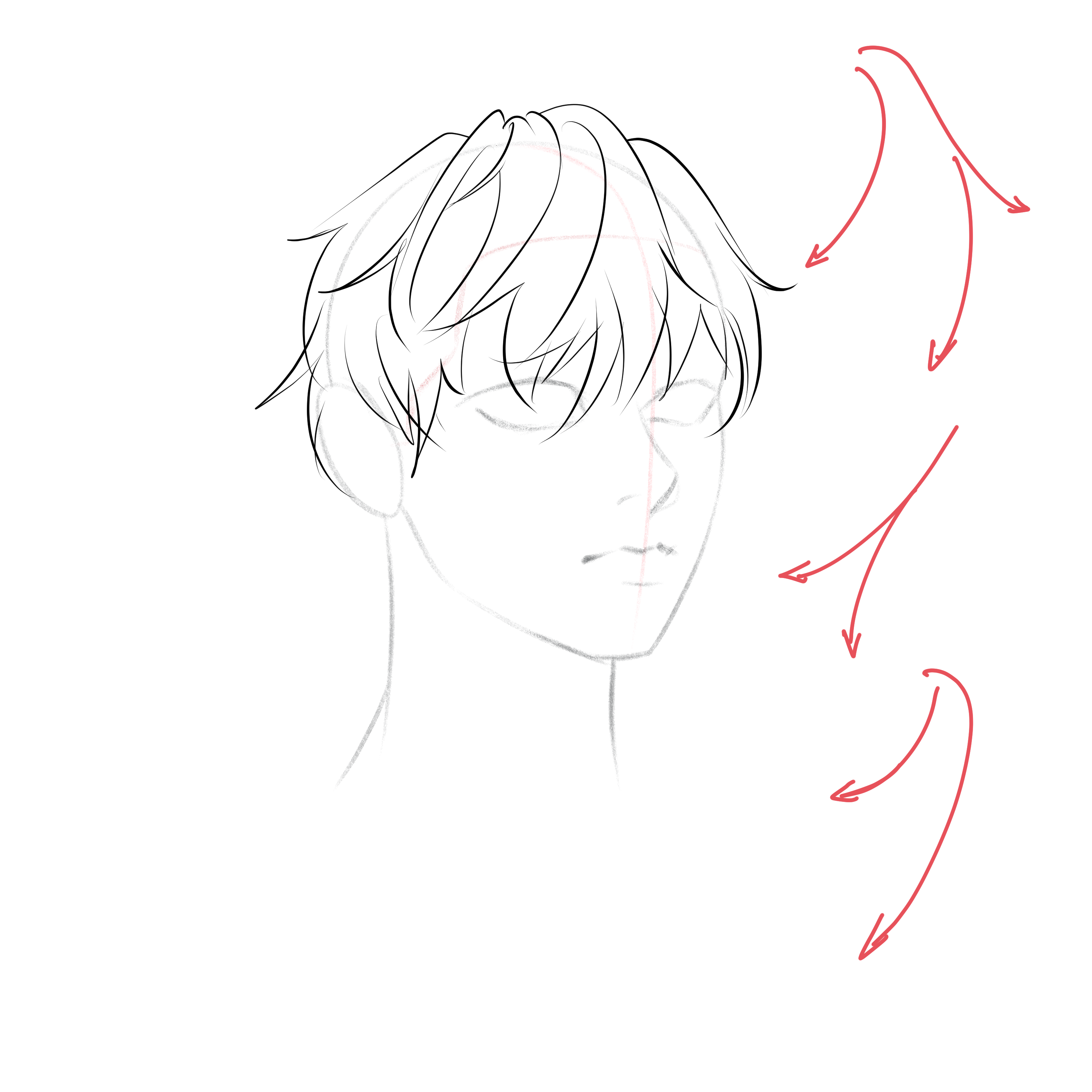 How To Draw A Anime Hair Step By Step Infoupdate
