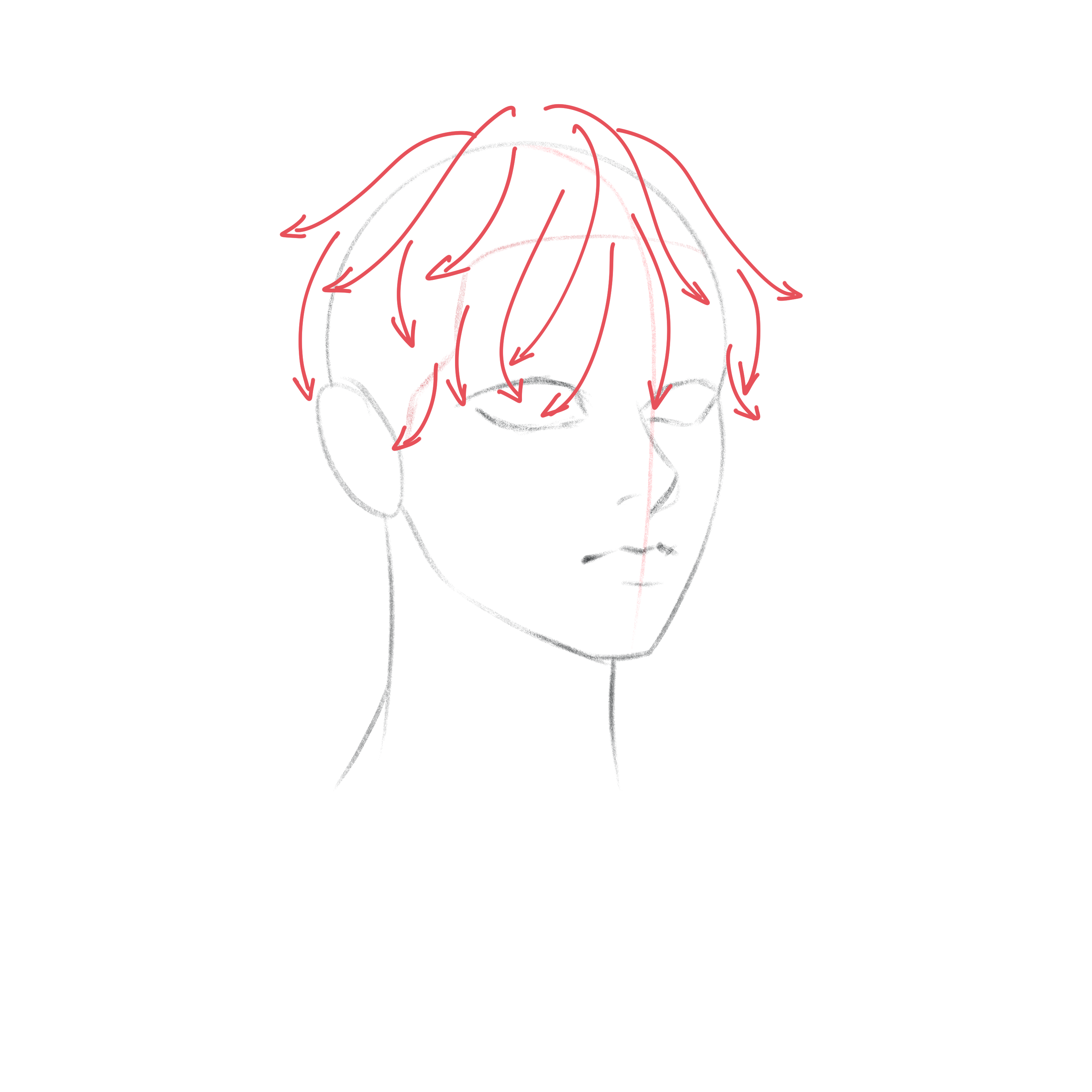 How to Draw Anime Hair Easy  How to draw anime hair, Anime hair