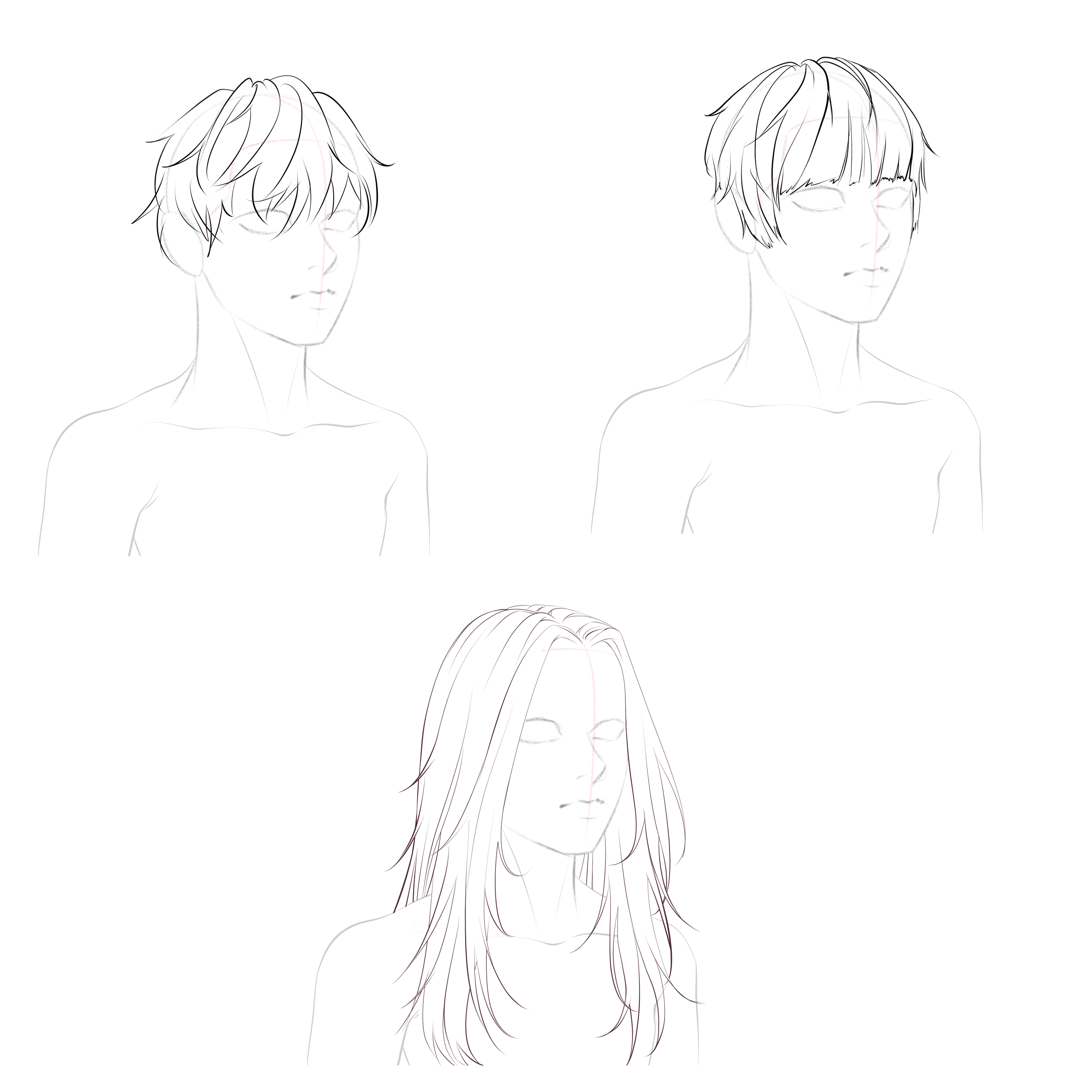 Character Hairstyle PNG Transparent Images Free Download  Vector Files   Pngtree