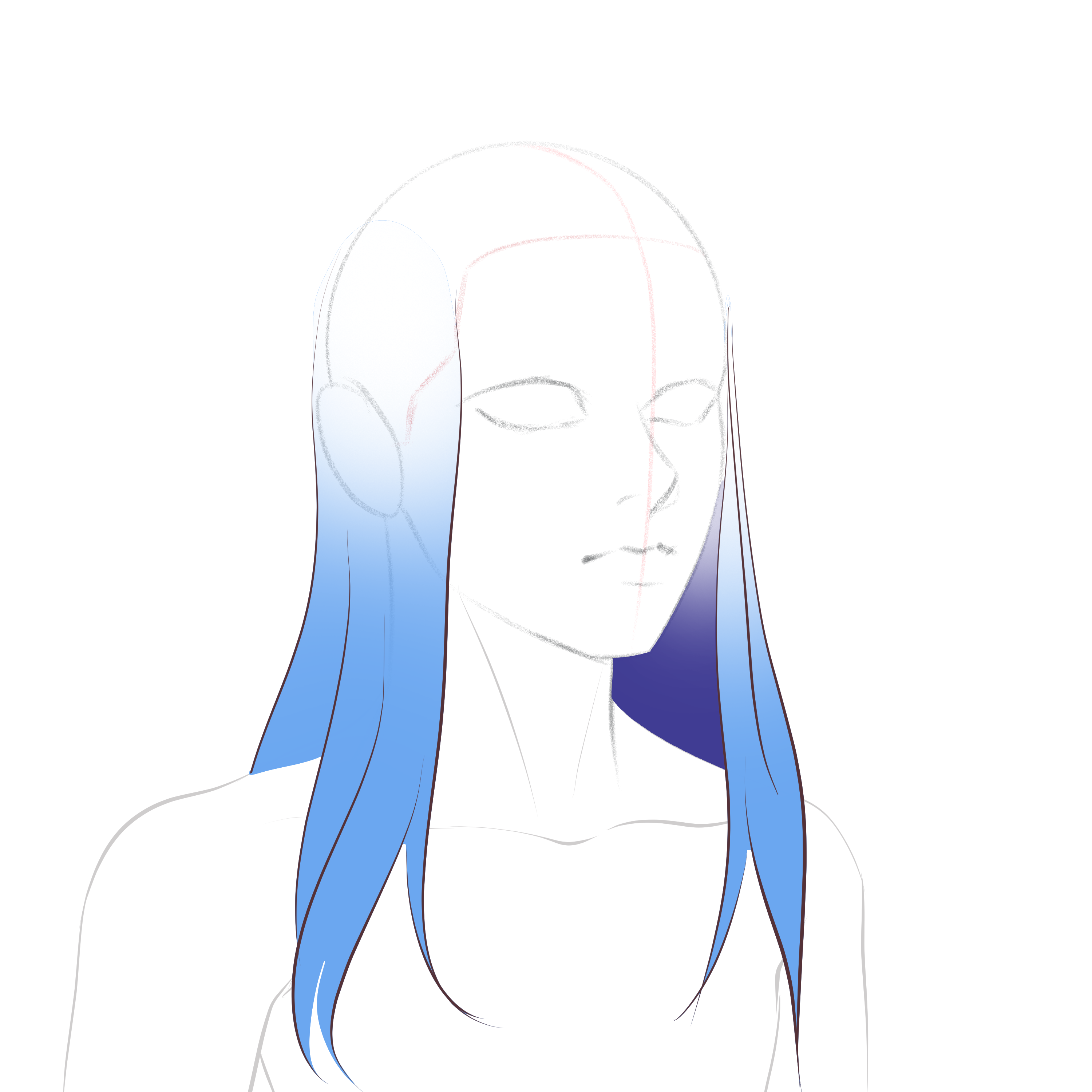 EASIEST Way To Draw Anime Hair (Different Styles) 