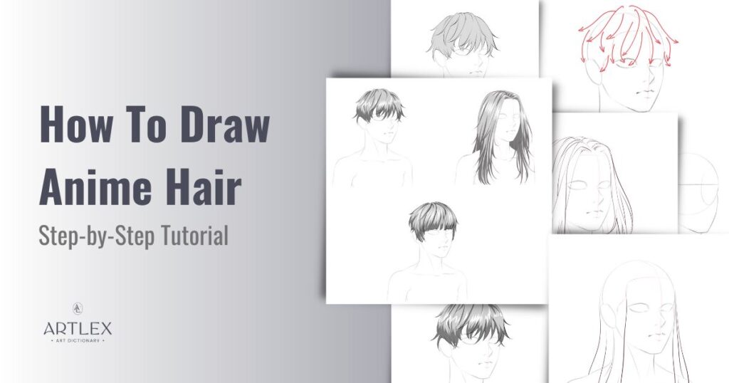 COMMENT DESSINER LES CHEVEUX D'UN ANIME