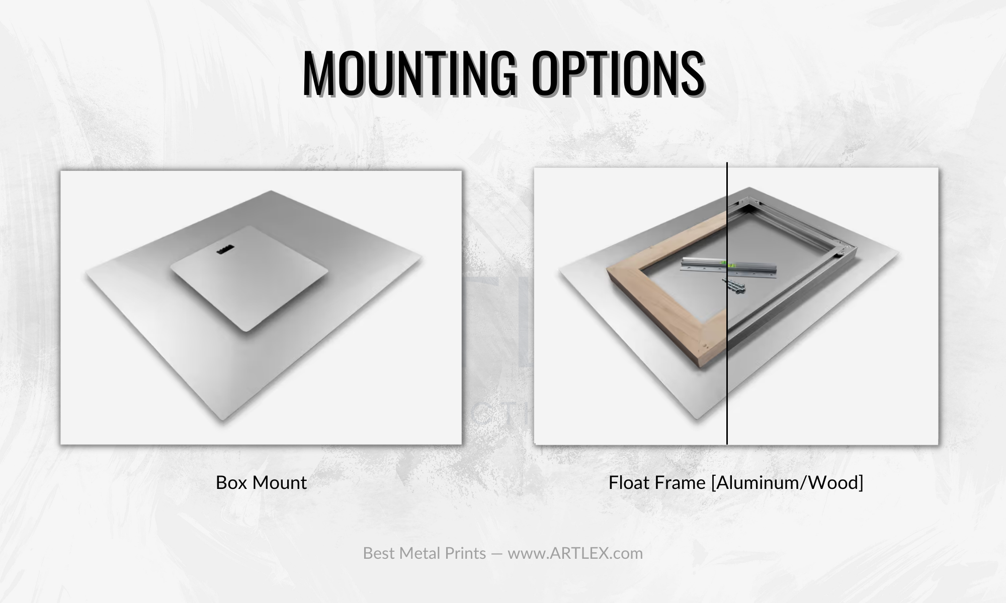 Mounting Options for Metal Prints