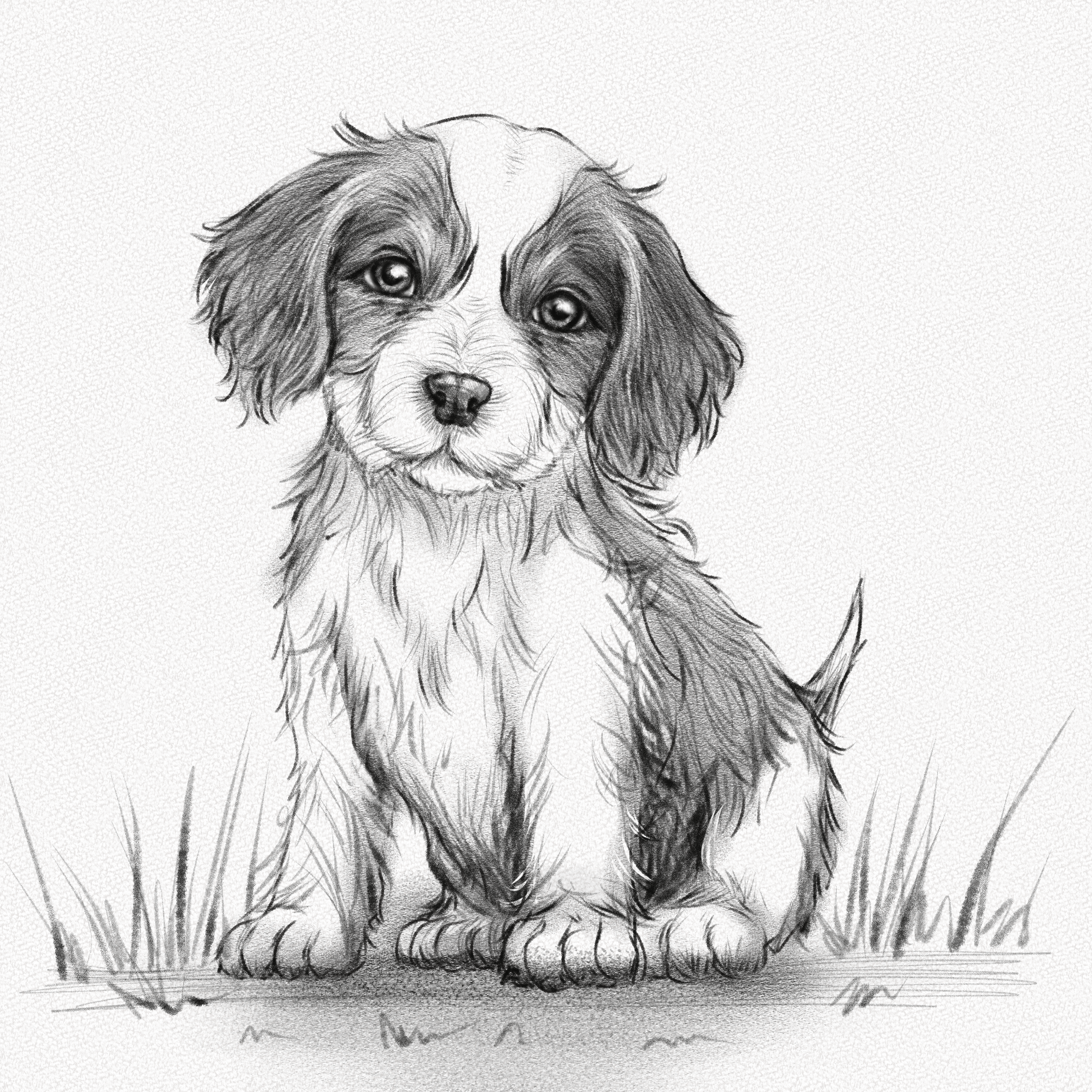 How to Draw a Dog Step by Step - EasyLineDrawing
