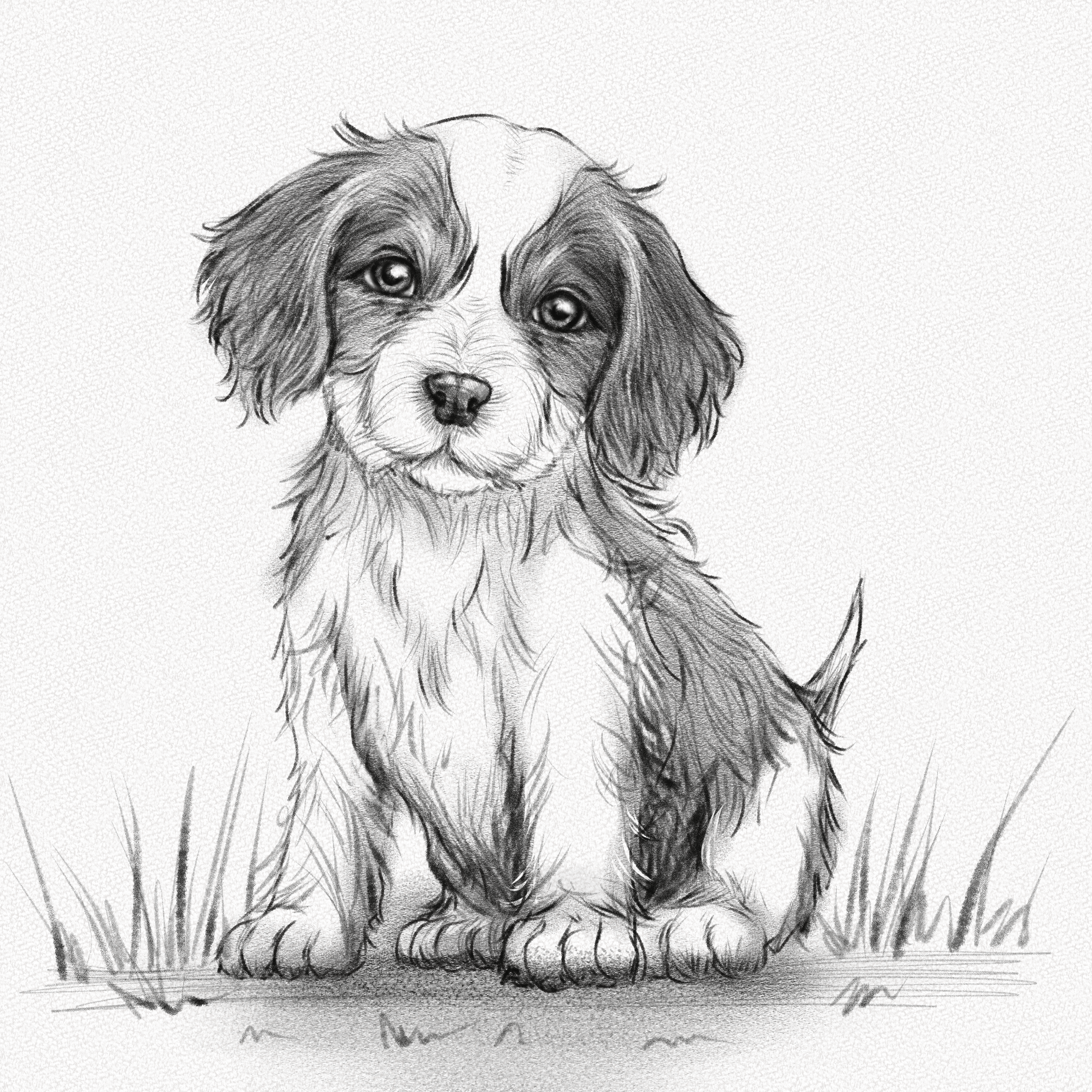 Easy How to Draw a Cute Puppy Tutorial · Art Projects for Kids