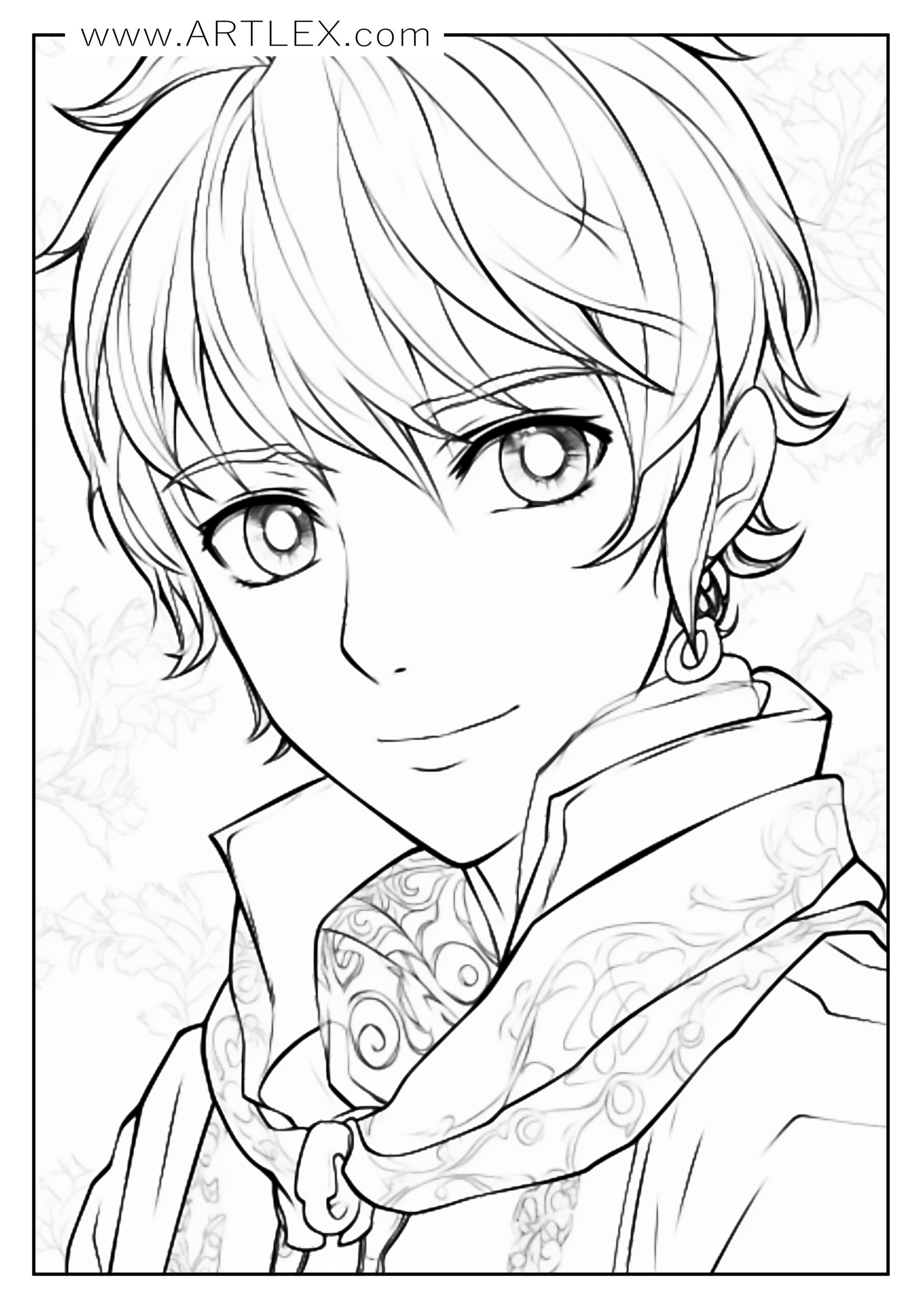 17 Anime Coloring Pages (Free + Printable) – Artlex