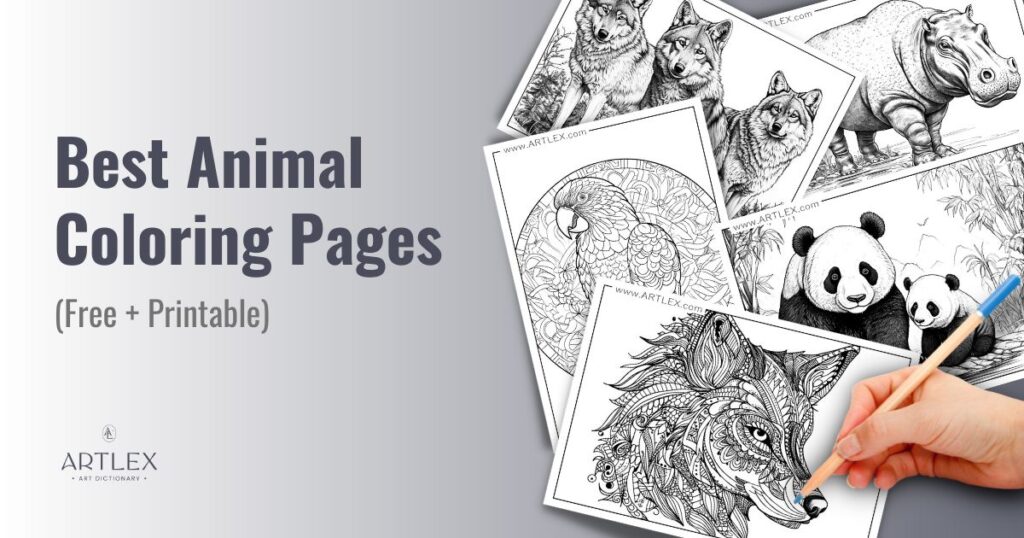 best animal coloring pages for free