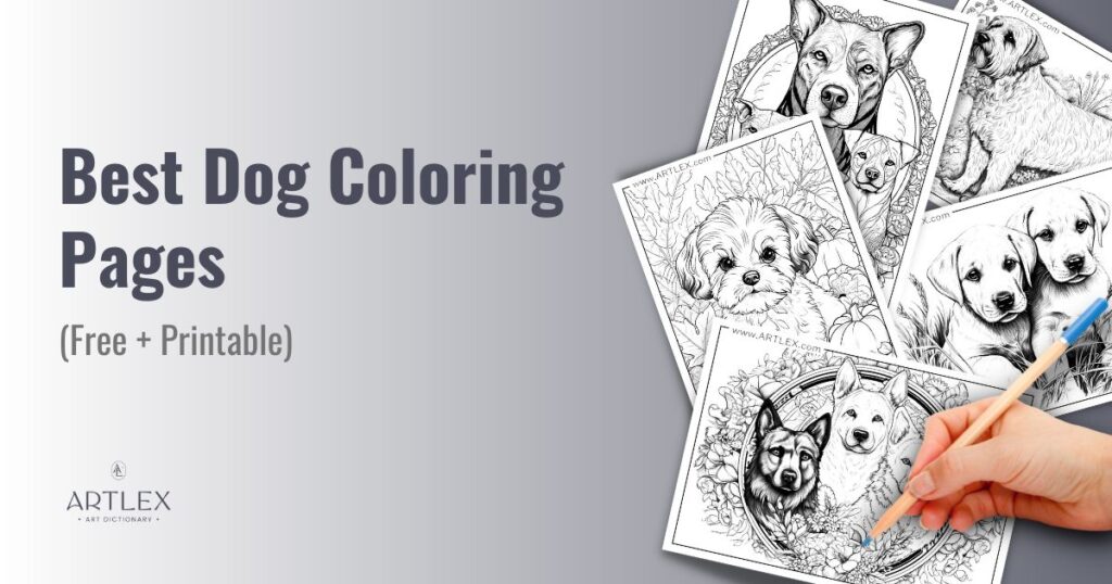 best dog coloring pages