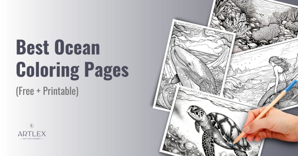 best ocean coloring pages for free