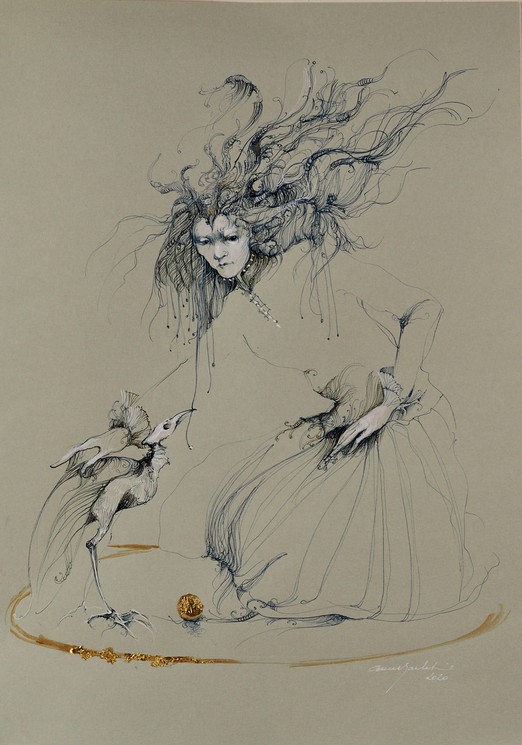 "Dans le cercle magique" by Anne Bachelier
