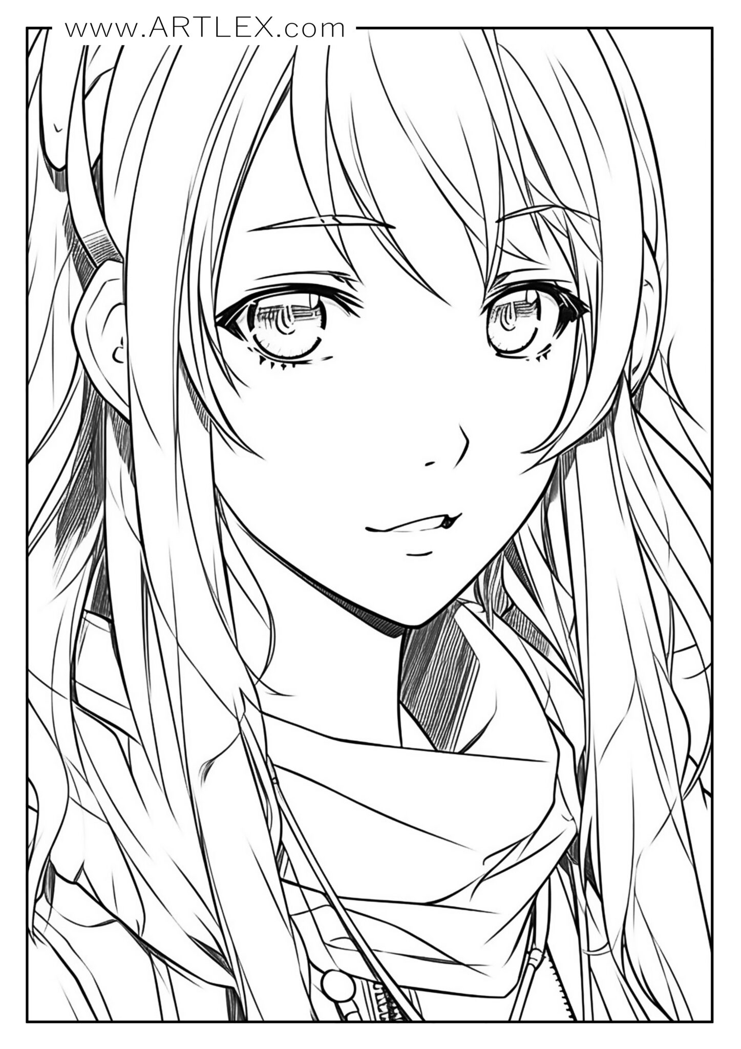 17 Anime Coloring Pages (Free + Printable) Artlex