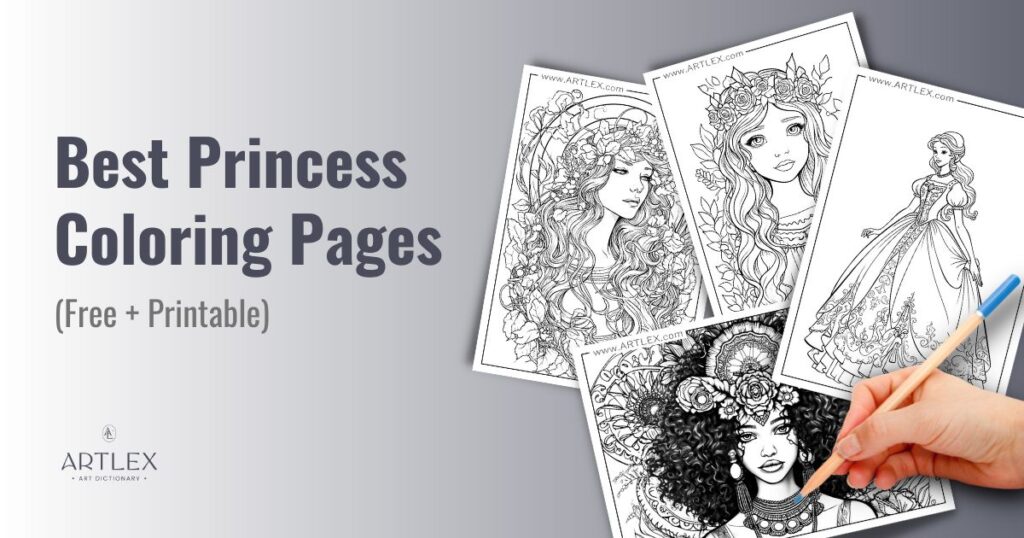 best princess coloring pages for free