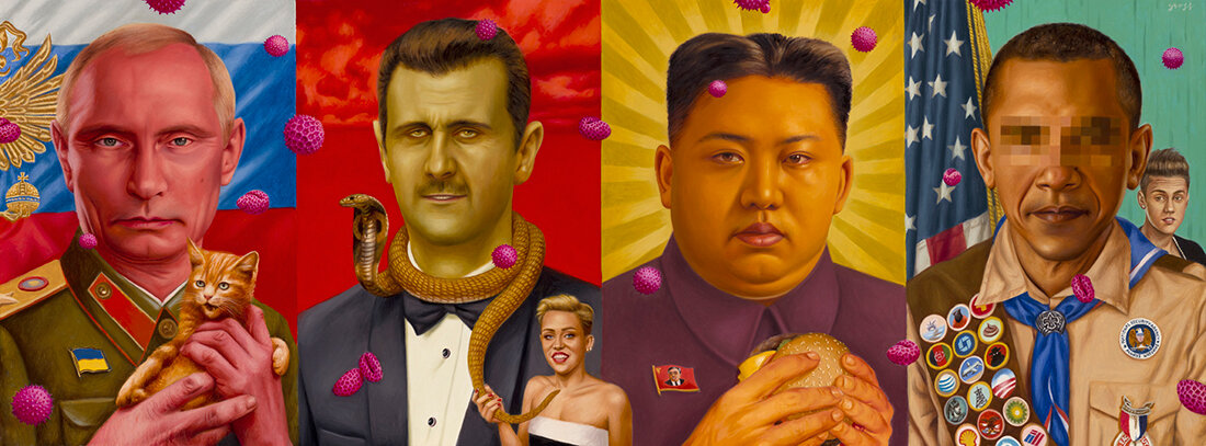 "Disrespect (World Leaders)" by Alex Gross