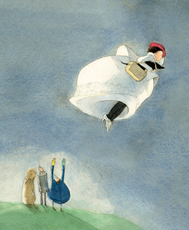 "Flying Home" by Lisbeth Zwerger