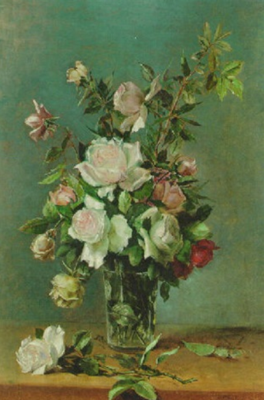 "A bouquet of roses" by Pierre Nicolas Euler