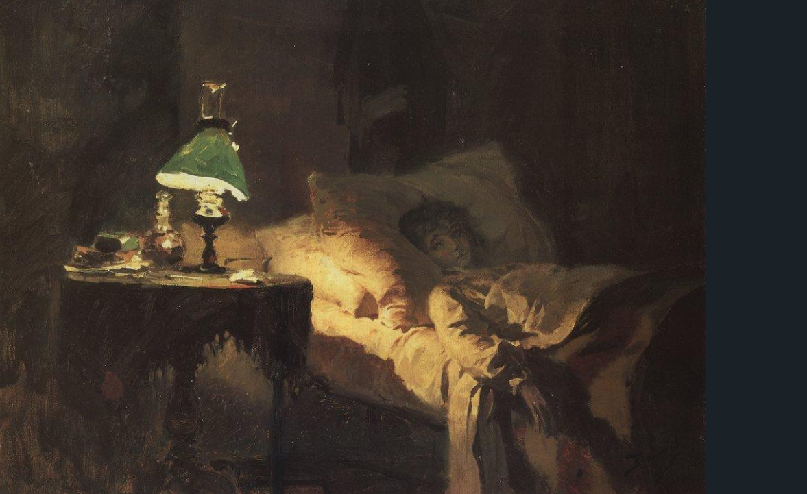 "The ill woman" by Vasily Polenov 
