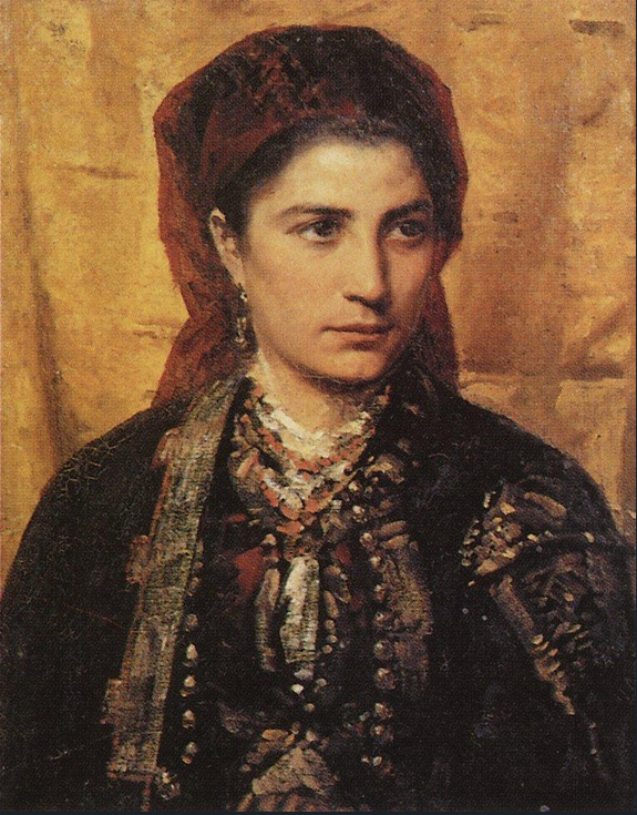 "Montenegrin girl" by Vasily Polenov 