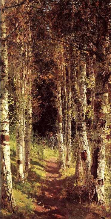 "The Birchwood Alley" by Vasily Polenov 