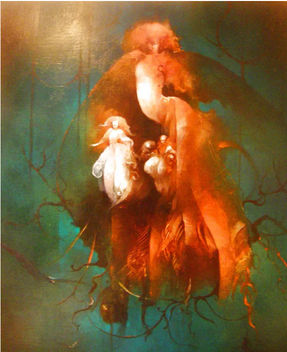 "Ell Les Cache Dans Ses Ailes" by Anne Bachelier