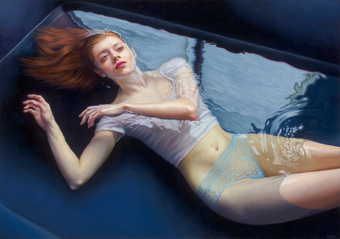 "The Bath II" by Alex Gross