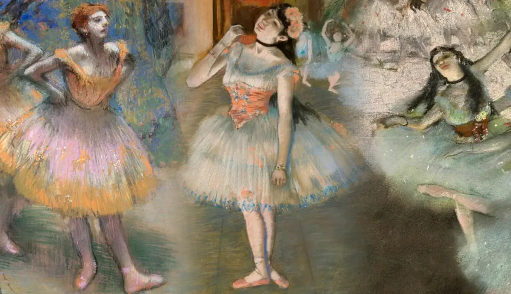 Edgar Degas' ballet dancers