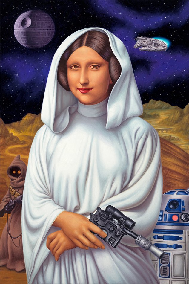 "Mona Leia" by Alex Gross 