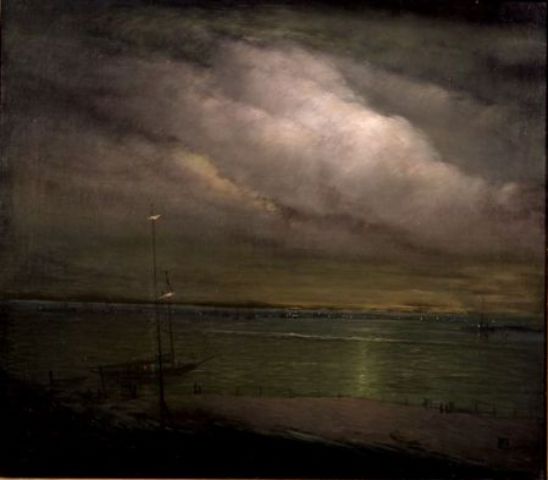 "Night Shore, Long Island" by Leon Dabo