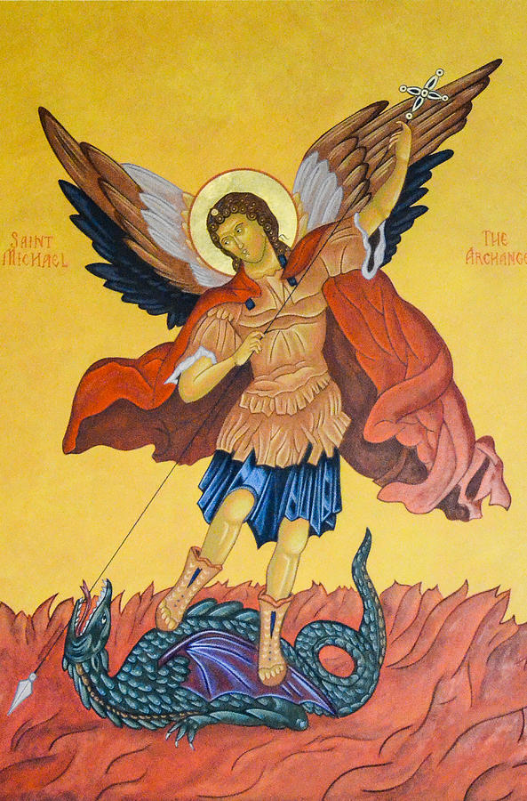 "St. Michael and the Dragon" by Brenda Fox