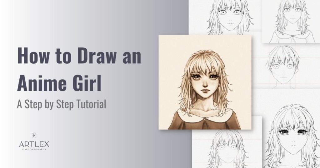 Cómo dibujar una chica de anime - Tutorial paso a paso