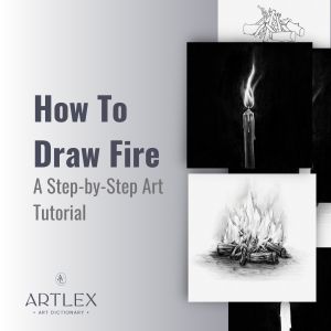 how to draw a fire step by step tutorial