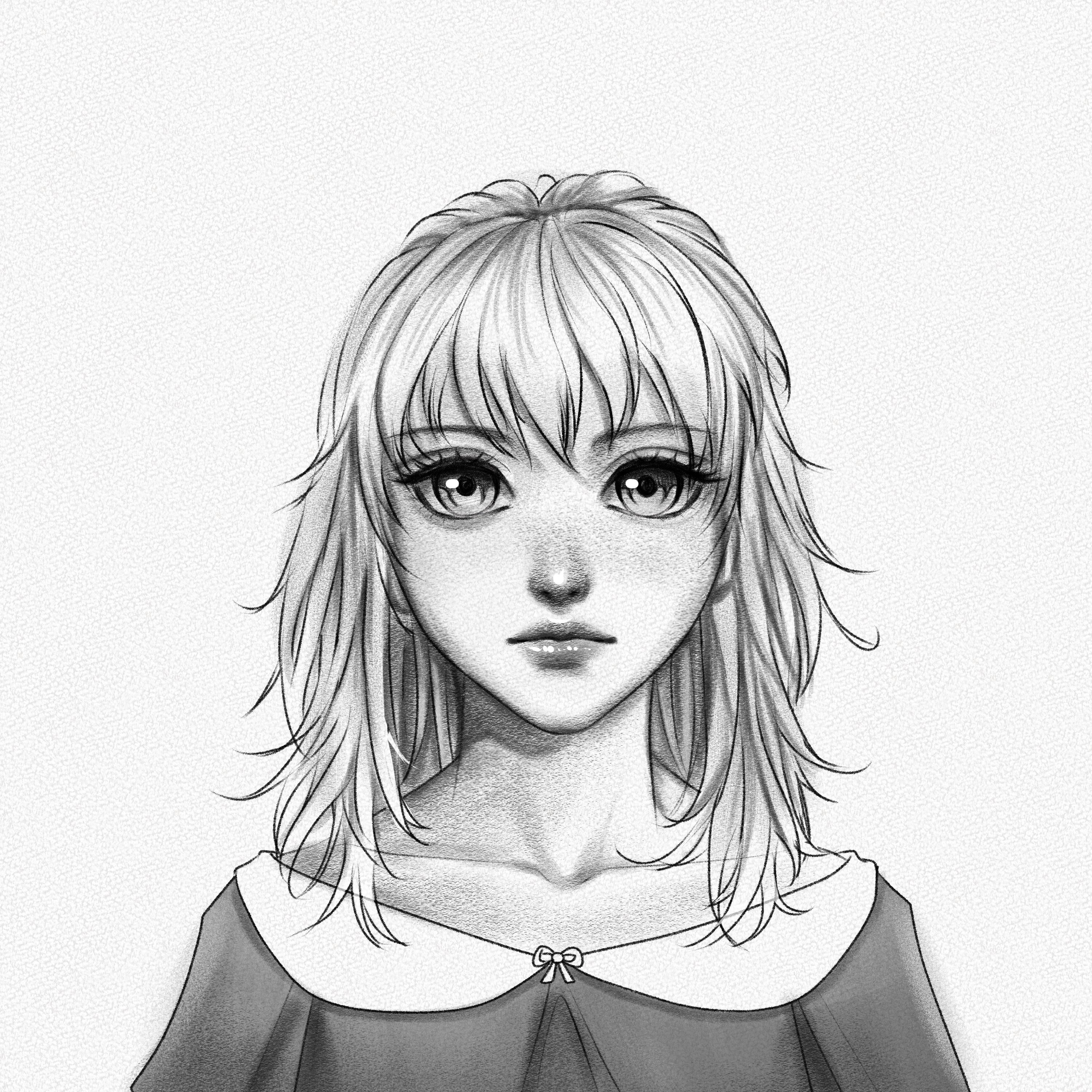 How to Digitally Draw: Semi Realistic Anime Hair