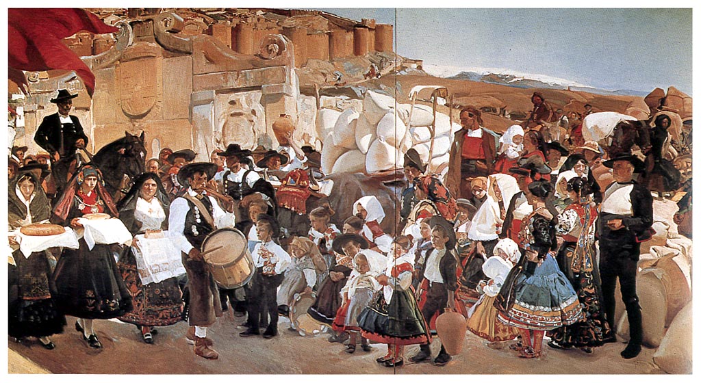 "Castilla or La fiesta del pan" by Joaquín Sorolla