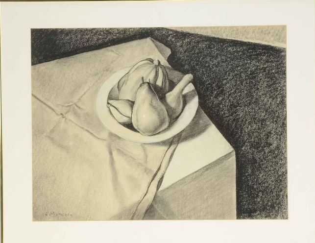 "Still Life Drawing on Paper" by Ron Monsma 