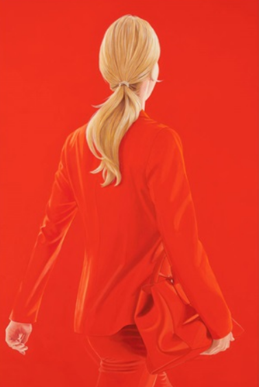 "
«o. T. (busy in red) (untitled - busy in red)»" by 
Sabine Liebchen