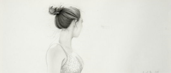 "Young woman, side view" by 
Sabine Liebchen