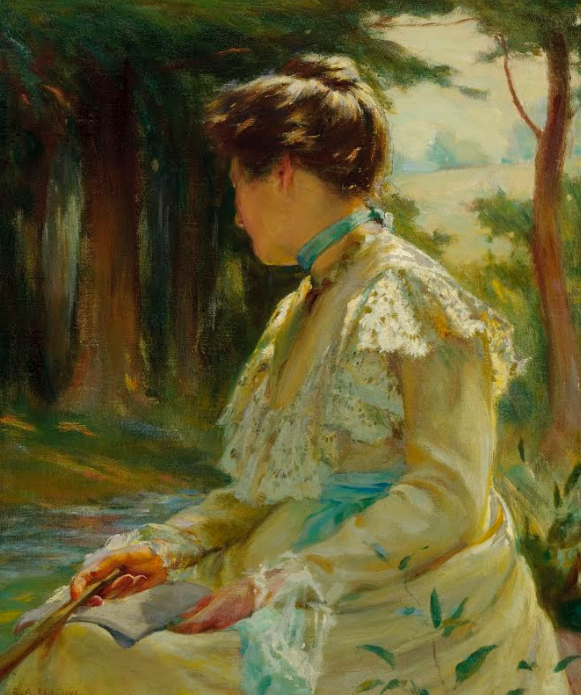 "Portrait of Mrs. Reid" by George Agnew Reid