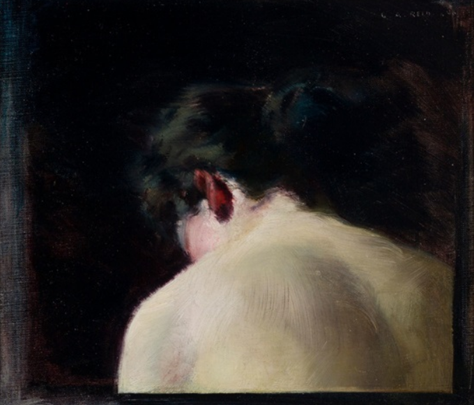 " Model's Head and Shoulders" by George Agnew Reid