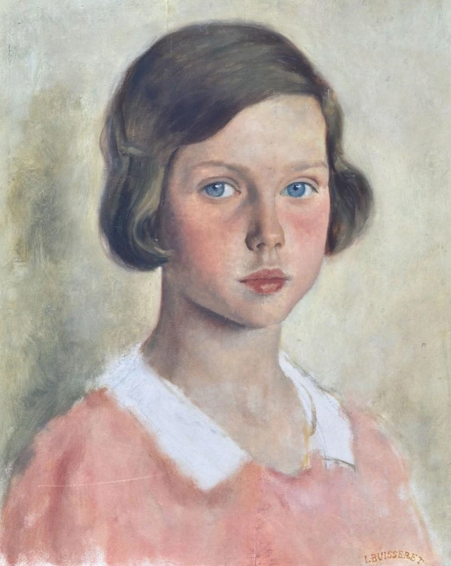 "Portrait d'une fille" by Louis Buisseret