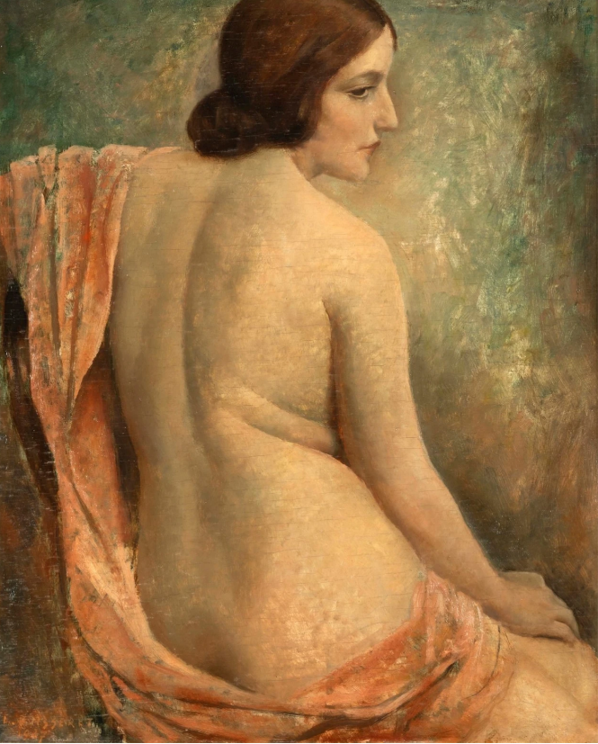 "Nu Féminin de Dos" by Louis Buisseret