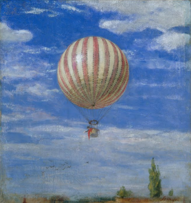 "The Balloon" by 
Pál Szinyei Merse