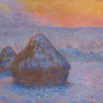 Stacks of Wheat (Sunset, Snow Effect) (1891)