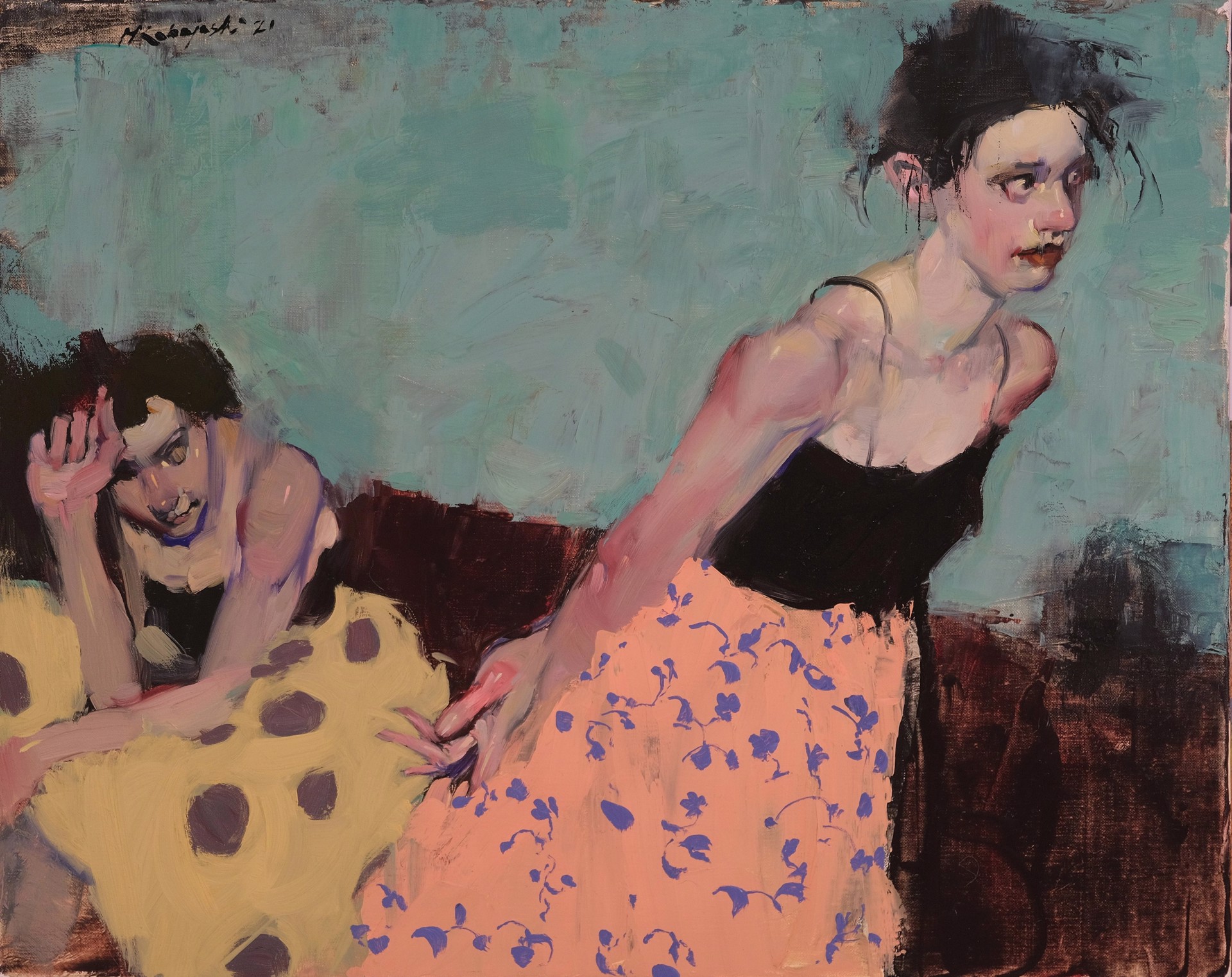 "Two Women" by Milt Kobayashi