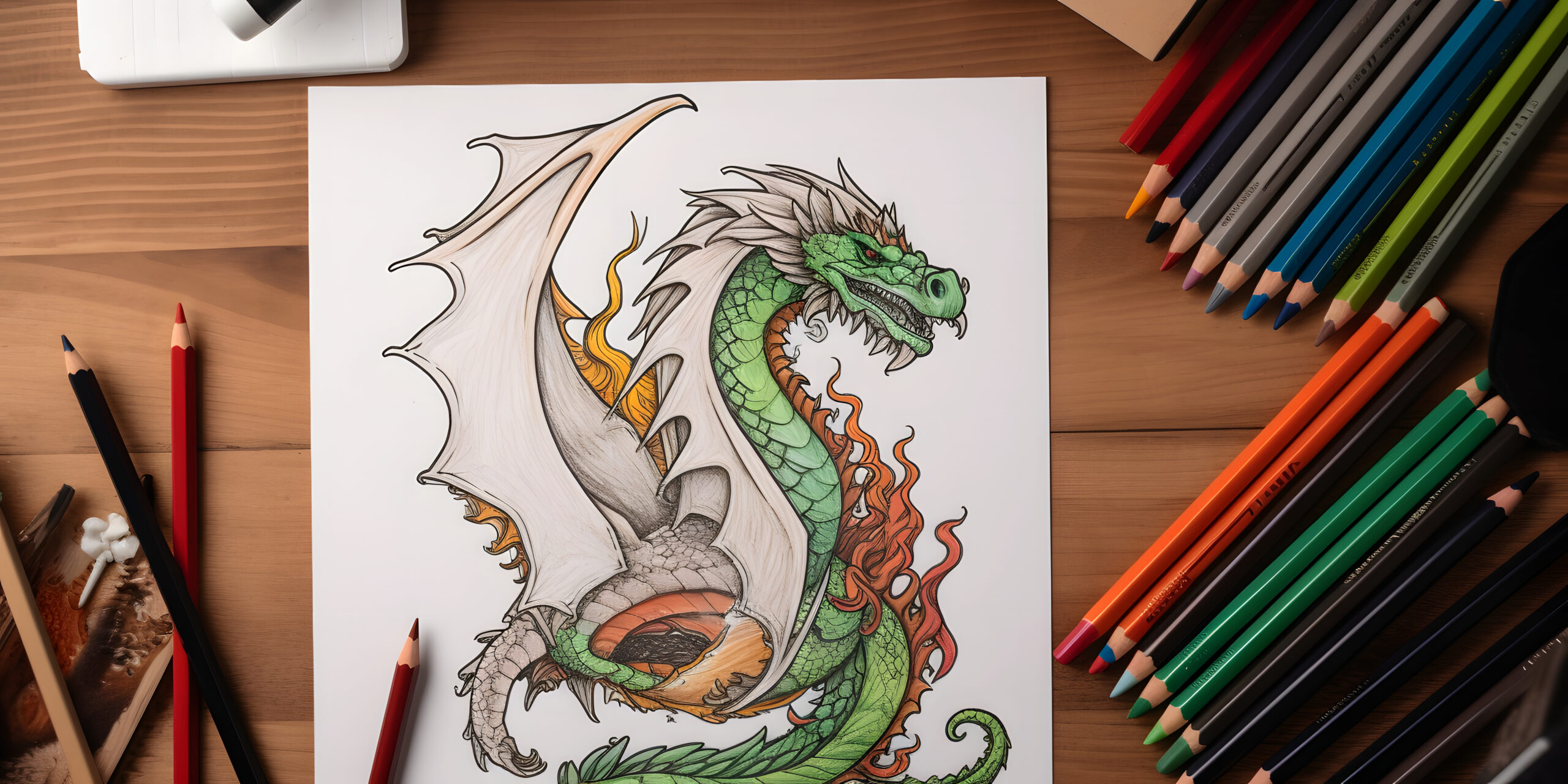 10 Free Dragon Coloring Pages (Free + Printable) – Artlex