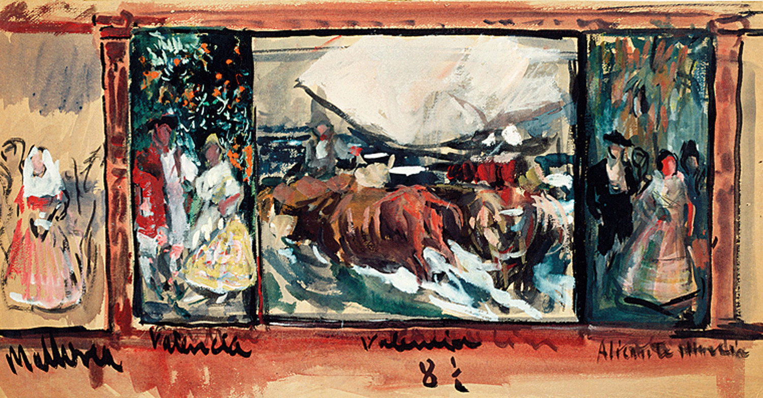 "Sketch for the Decoration of the Hispanic Society" by Joaquín Sorolla