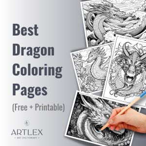 best dragon coloring pages for free
