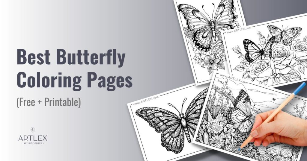 best butterfly coloring pages